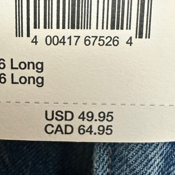 American Eagle Barrel Jeans Medium Wash Women’s Size 16 Long - Picture 8 of 13